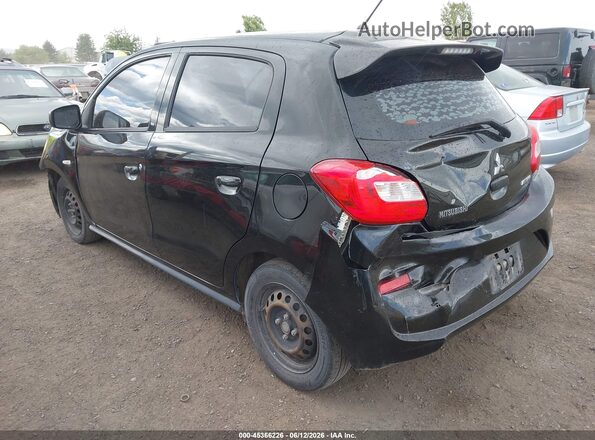 ML32A3HJXHH016971 2017 MITSUBISHI MIRAGE Black Задня ліва чверть