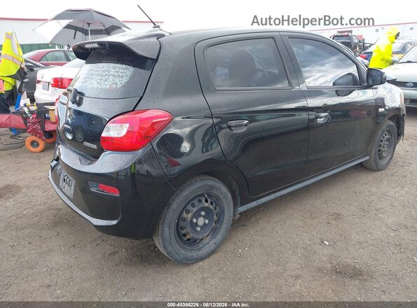 ML32A3HJXHH016971 2017 MITSUBISHI MIRAGE Black Задня права чверть