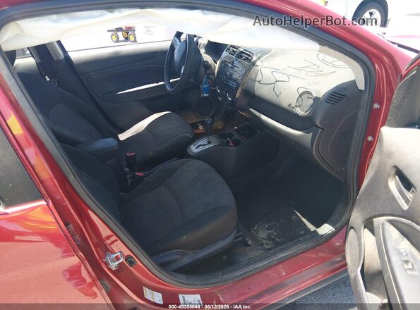 ML32A3HJXHH020969 2017 MITSUBISHI MIRAGE Red Widok wnętrza z przodu