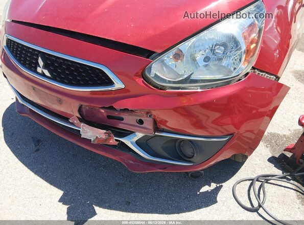 ML32A3HJXHH020969 2017 MITSUBISHI MIRAGE Red Widok z przodu