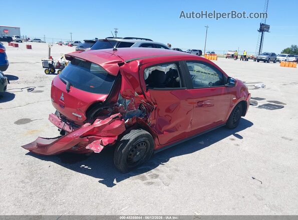 ML32A3HJXHH020969 2017 MITSUBISHI MIRAGE Red Tył prawy