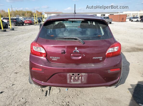 ML32A4HJ1HH019599 2017 MITSUBISHI MIRAGE Purple Rear view