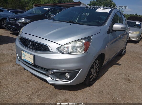 ML32A4HJ1JH003229 2018 MITSUBISHI MIRAGE Silver წინა მარცხენა ხედი სამი მეოთხედიდან