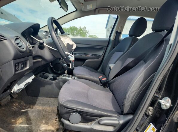 ML32A4HJ2HH017991 2017 MITSUBISHI MIRAGE Черный Вид салона спереди