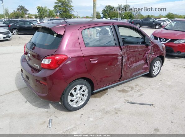 ML32A4HJ4HH003302 2017 MITSUBISHI MIRAGE Red Հետևի աջ