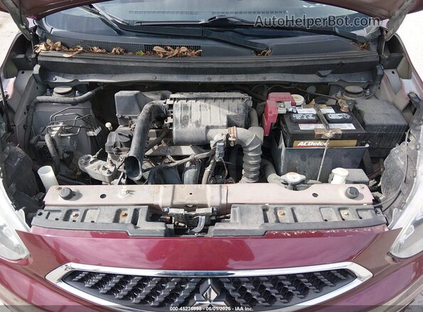 ML32A4HJ4HH003302 2017 MITSUBISHI MIRAGE Red Հետևի տեսք