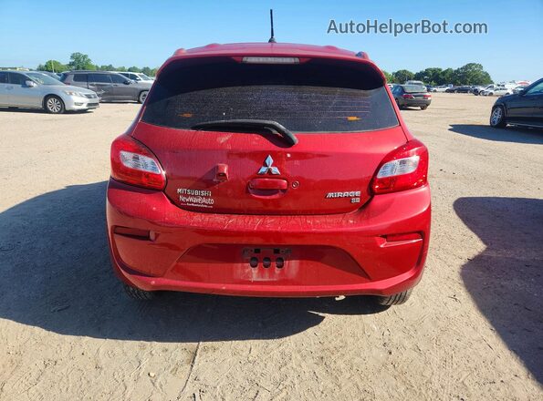 ML32A4HJ5JH009454 2018 MITSUBISHI MIRAGE Red Вид ззаду
