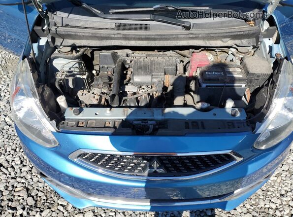 ML32A4HJ7HH000720 2017 MITSUBISHI MIRAGE Blue Vista interior trasera