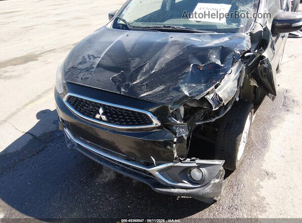 ML32A4HJ7HH017159 2017 MITSUBISHI MIRAGE Black Front view