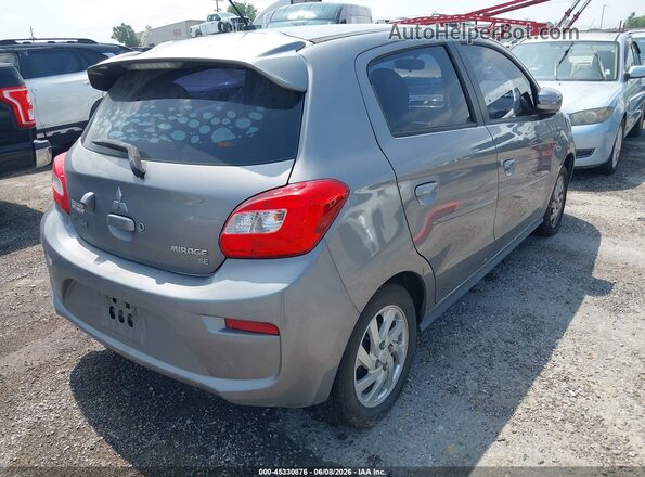 ML32A4HJ8HH002606 2017 MITSUBISHI MIRAGE Gray Trasero derecho