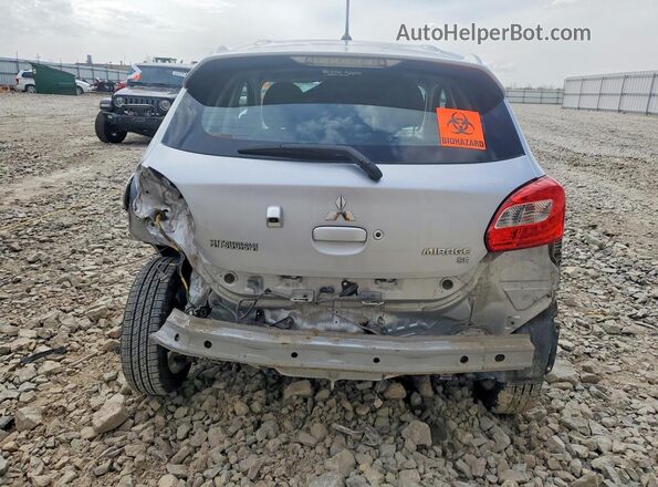 ML32A4HJ8HH015050 2017 MITSUBISHI MIRAGE Silver Вид ззаду