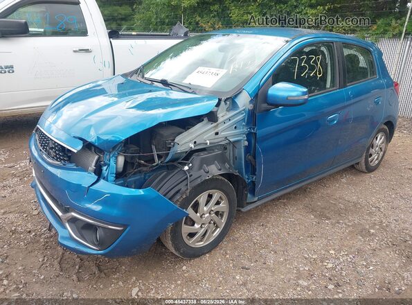 ML32A4HJXHH016801 2017 MITSUBISHI MIRAGE Blue Vista tres cuartos delantera izquierda