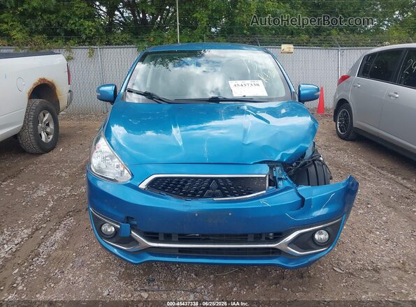 ML32A4HJXHH016801 2017 MITSUBISHI MIRAGE Blue Vista interior trasera