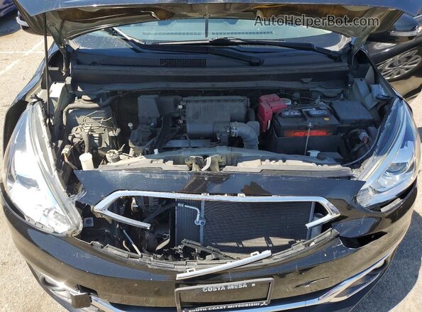 ML32A5HJ0HH012228 2017 MITSUBISHI MIRAGE Black Rear interior view