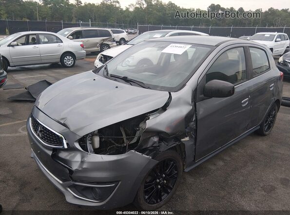 ML32A5HJ5KH002463 2019 MITSUBISHI MIRAGE Gray წინა მარცხენა ხედი სამი მეოთხედიდან