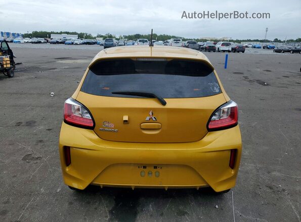 ML32AUHJ0MH002111 2021 MITSUBISHI MIRAGE Yellow Rear view