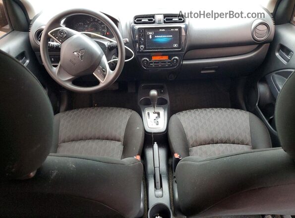 ML32AUHJ0MH002111 2021 MITSUBISHI MIRAGE Yellow Dashboard view