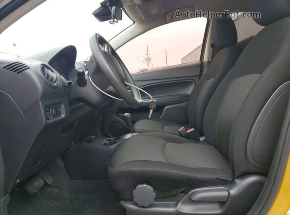 ML32AUHJ0MH002111 2021 MITSUBISHI MIRAGE Yellow Front interior view