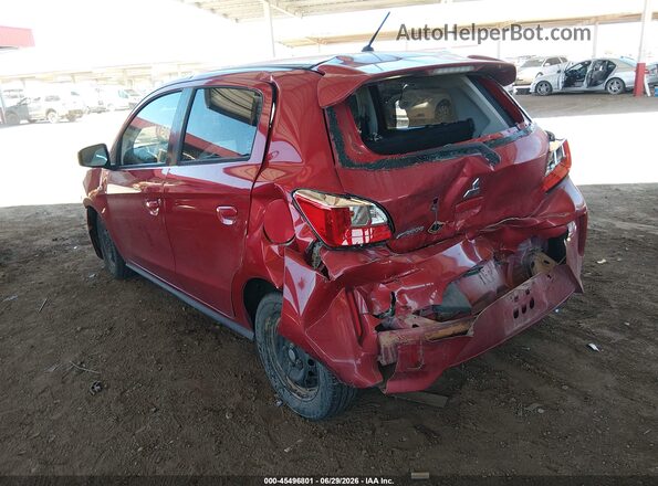 ML32AUHJ0MH006580 2021 MITSUBISHI MIRAGE Red Rear left