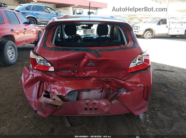 ML32AUHJ0MH006580 2021 MITSUBISHI MIRAGE Red Front view