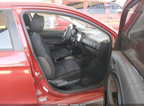 ML32AUHJ0MH006580 2021 MITSUBISHI MIRAGE Red Front interior view