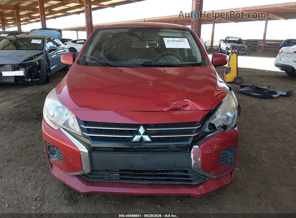 ML32AUHJ0MH006580 2021 MITSUBISHI MIRAGE Red Rear interior view