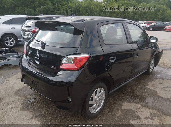 ML32AUHJ0NH001512 2022 MITSUBISHI MIRAGE Черный Задняя правая четверть