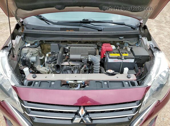 ML32AUHJ0NH007133 2022 MITSUBISHI MIRAGE Фиолетовый Вид задней части салона
