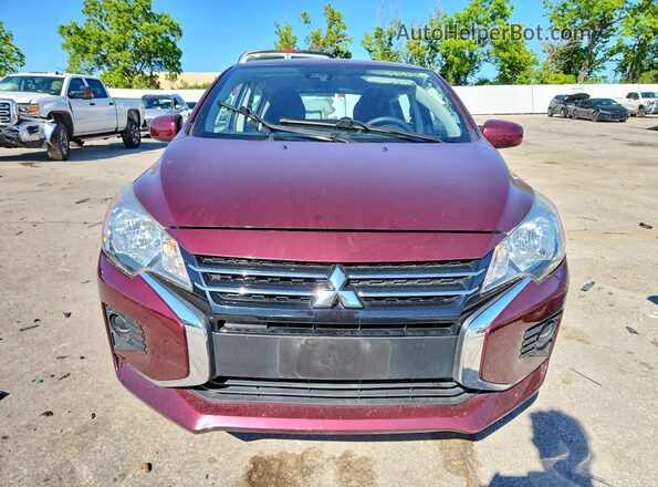 ML32AUHJ0RH002181 2024 MITSUBISHI MIRAGE Бордовый Вид спереди