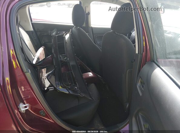 ML32AUHJ0RH007736 2024 MITSUBISHI MIRAGE Burgundy VIN კოდის სტიკერის ხედი