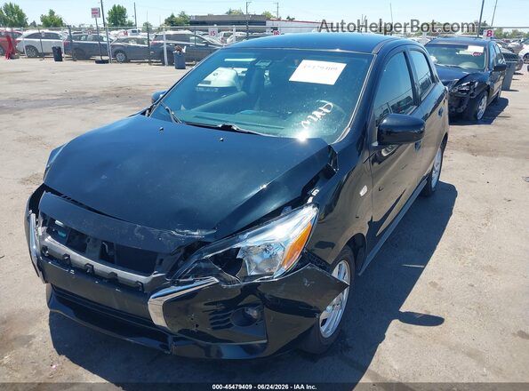 ML32AUHJ1NH006959 2022 MITSUBISHI MIRAGE Black Przód lewy