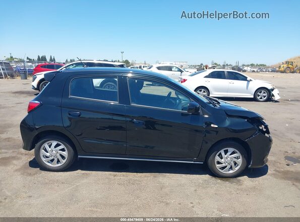 ML32AUHJ1NH006959 2022 MITSUBISHI MIRAGE Black Widok wnętrza z tyłu