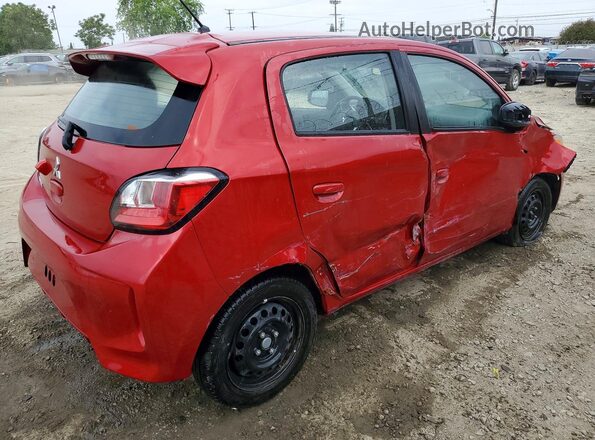 ML32AUHJ2RH017782 2024 MITSUBISHI MIRAGE Красный Задняя правая четверть