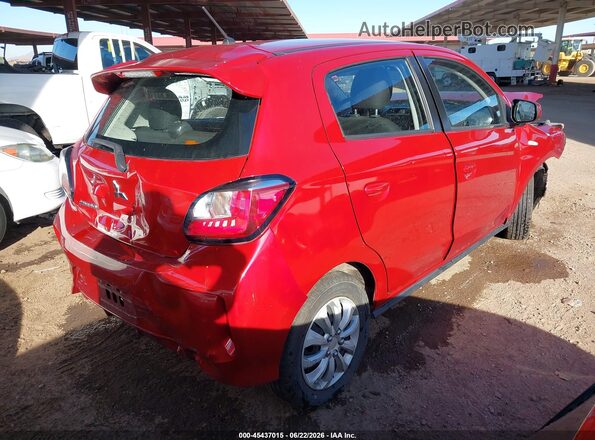 ML32AUHJ3MH013023 2021 MITSUBISHI MIRAGE Red Задня права чверть