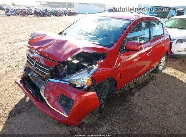 ML32AUHJ3MH013023 2021 MITSUBISHI MIRAGE Red Вид спереду