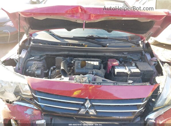 ML32AUHJ3MH013023 2021 MITSUBISHI MIRAGE Red Вид ззаду
