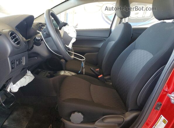 ML32AUHJ3NH001939 2022 MITSUBISHI MIRAGE Burgundy Widok wnętrza z przodu