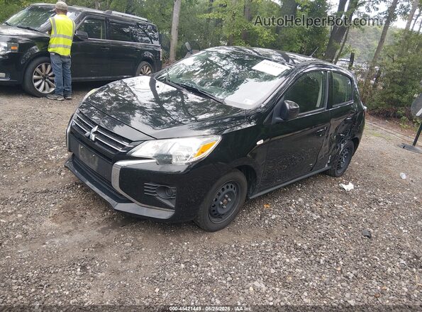 ML32AUHJ3PH000566 2023 MITSUBISHI MIRAGE Black Առջևի ձախ երեք քառորդ տեսարան