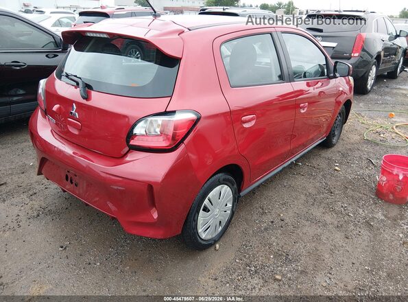 ML32AUHJ4MH005965 2021 MITSUBISHI MIRAGE Red უკანა მარჯვენა