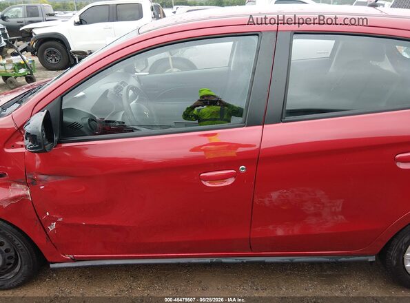ML32AUHJ4MH005965 2021 MITSUBISHI MIRAGE Red 