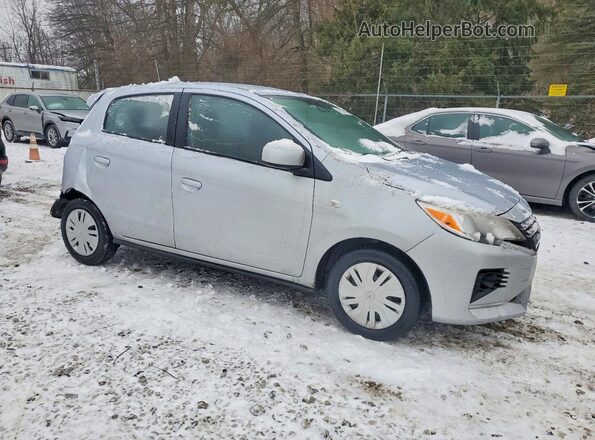 ML32AUHJ4NH002596 2022 MITSUBISHI MIRAGE Серебряный Передняя правая четверть