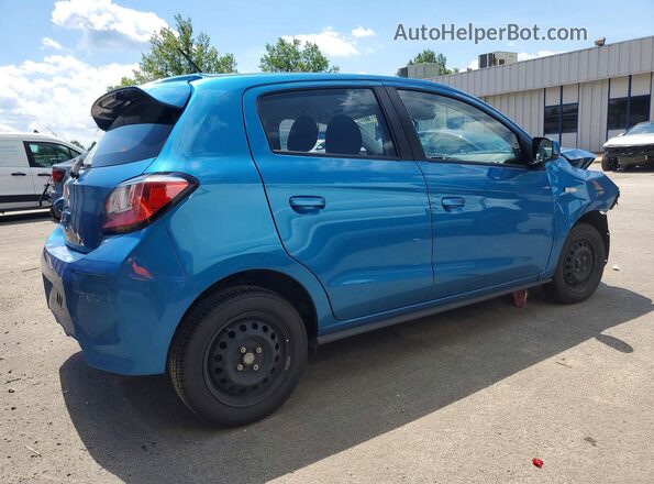 ML32AUHJ4RH022157 2024 MITSUBISHI MIRAGE Blue Задня права чверть