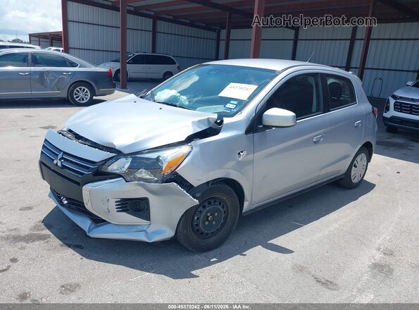 ML32AUHJ4RH030842 2024 MITSUBISHI MIRAGE Silver Առջևի ձախ երեք քառորդ տեսարան