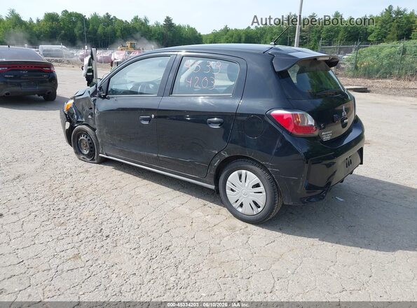 ML32AUHJ5MH001035 2021 MITSUBISHI MIRAGE Black Задня ліва чверть