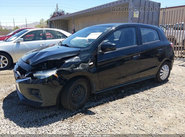 ML32AUHJ5MH014416 2021 MITSUBISHI MIRAGE Black Front left