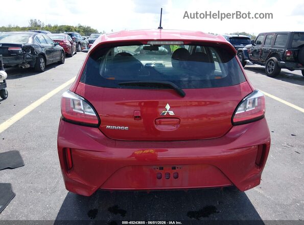 ML32AUHJ5RH010776 2024 MITSUBISHI MIRAGE Red 