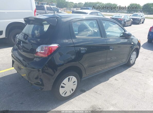 ML32AUHJ5RH030154 2024 MITSUBISHI MIRAGE Black უკანა მარჯვენა