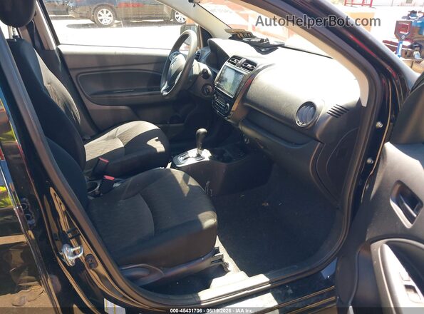 ML32AUHJ6MH001240 2021 MITSUBISHI MIRAGE Black წინა სალონის ხედი