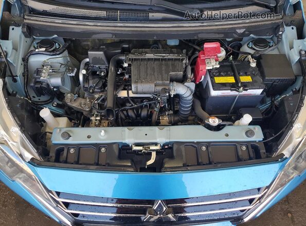 ML32AUHJ6RH031314 2024 MITSUBISHI MIRAGE Blue Vista interior trasera
