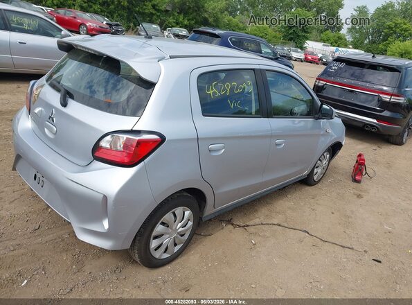 ML32AUHJ7MH007824 2021 MITSUBISHI MIRAGE Silver Trasero derecho